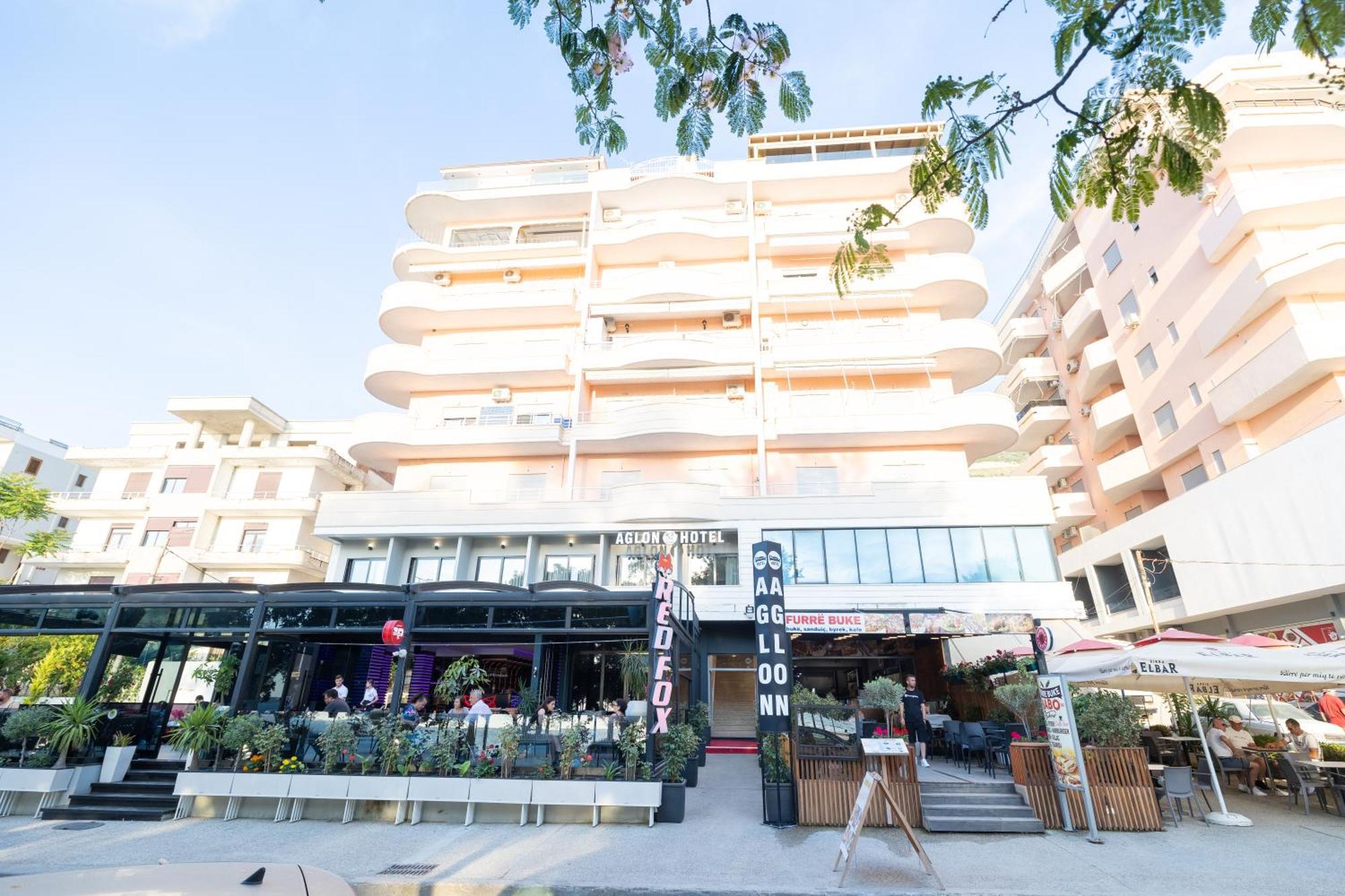 Aglon Twin'S Hotel Влёра Экстерьер фото